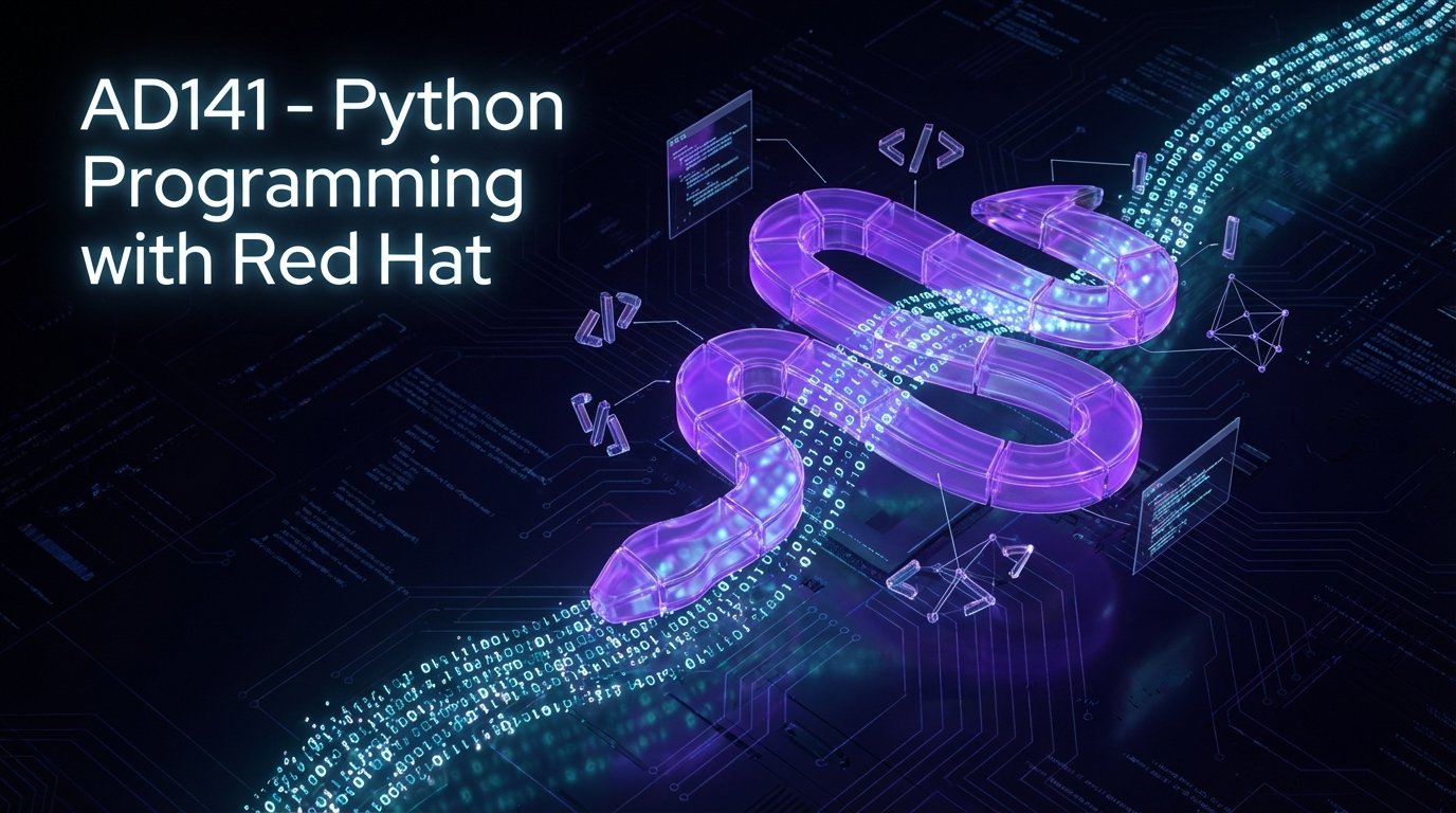 AD141 - Python Programming with Red Hat