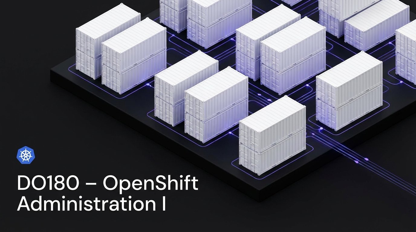 DO180 - Openshift Administration I: Operating a Production Cluster