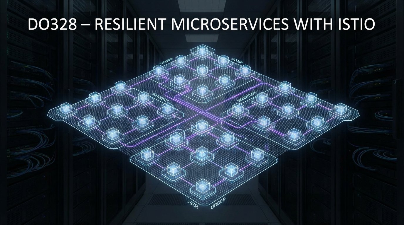 DO328 - Building Resilient Microservices with Istio and Red Hat Openshift Service Mesh